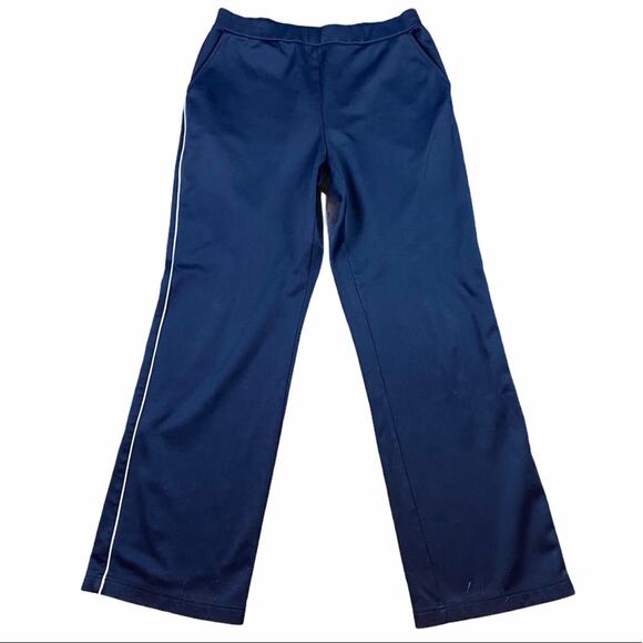 Ralph Lauren Active Track Pants Navy Sz M Athletic Athleisure - Picture 1 of 4